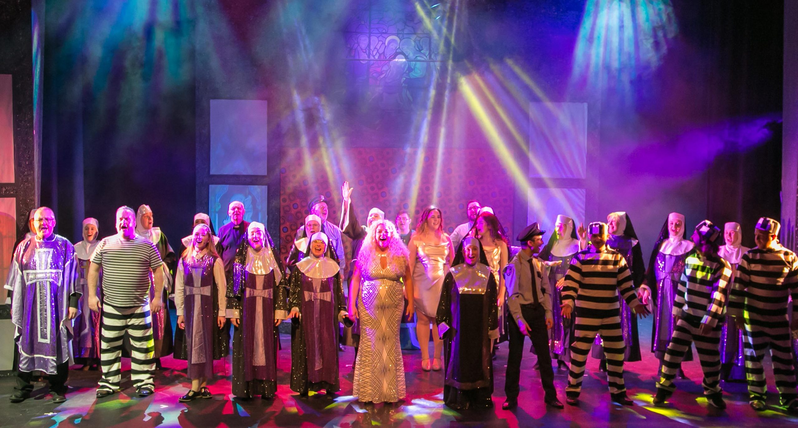 Fortwilliam Musical Society members on stage