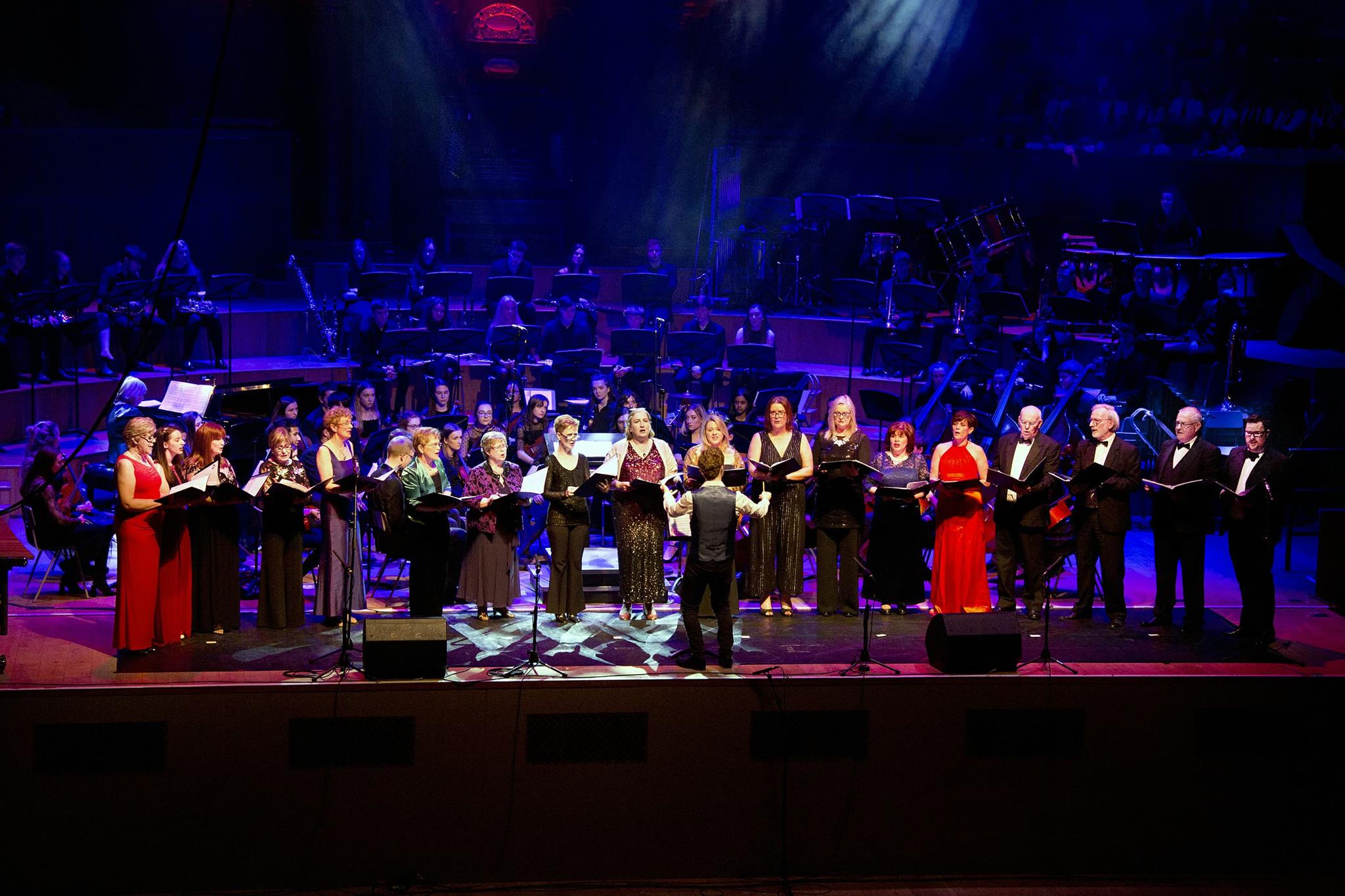 Performing at Ulster Hall
